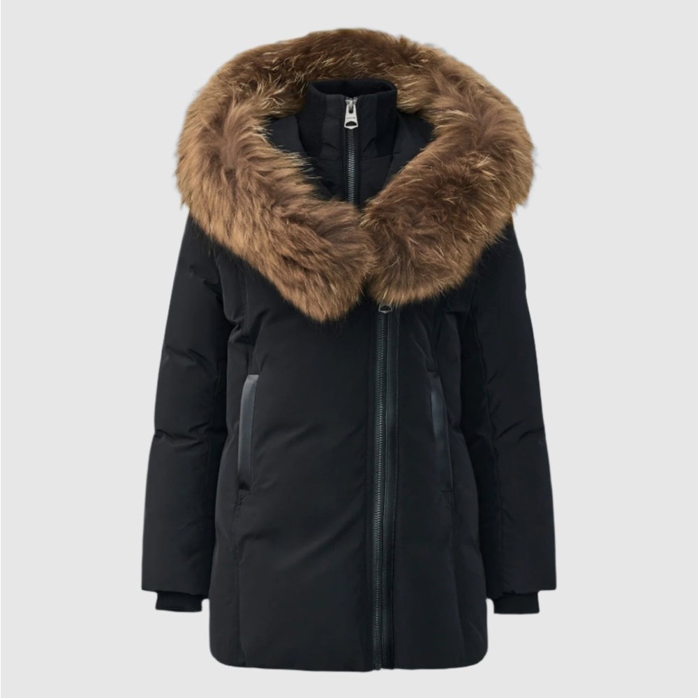MACKAGE KIDS LEELEE-TF BLACK 6 - BRAND NEW GIRLS DOWN COAT